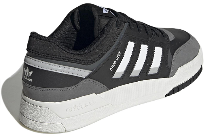 adidas originals Drop Step Low 'Black Dark Gray White' GW9733 - Image 9