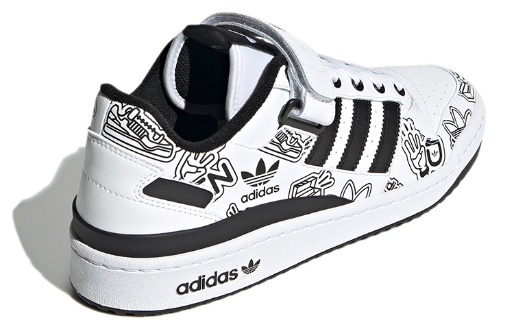 adidas originals Forum Low Black White GW4921 Moroen - Image 4