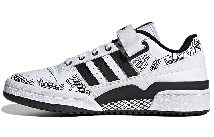 adidas originals Forum Low Black White GW4921 Moroen