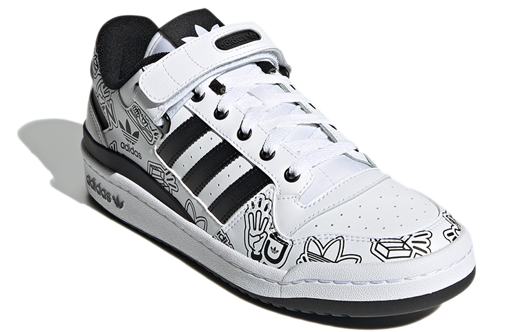 adidas originals Forum Low Black White GW4921 Moroen - Image 3