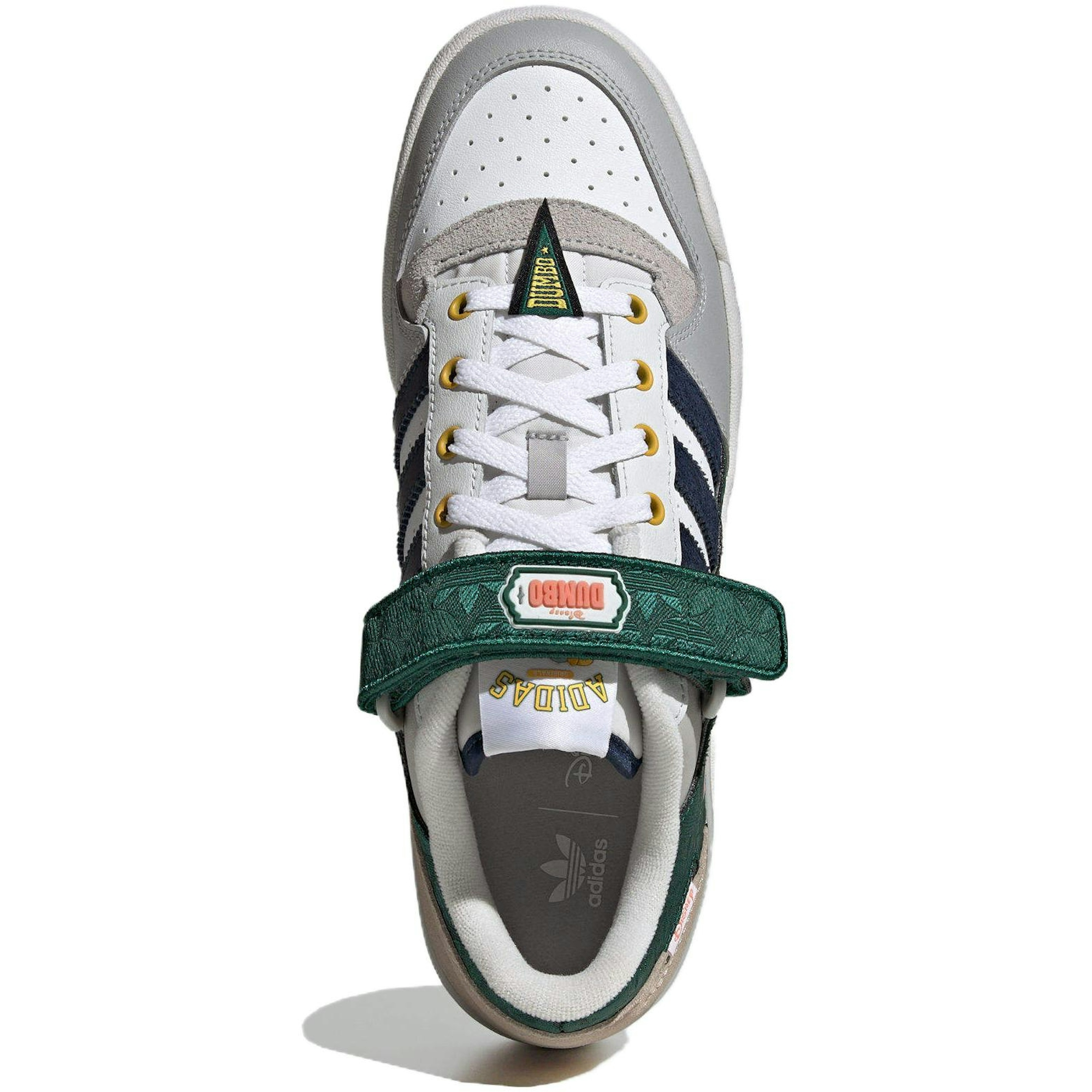 adidas Originals Forum Low x Disney Shoes 'Grey White Black Green' IE5878 - Image 5