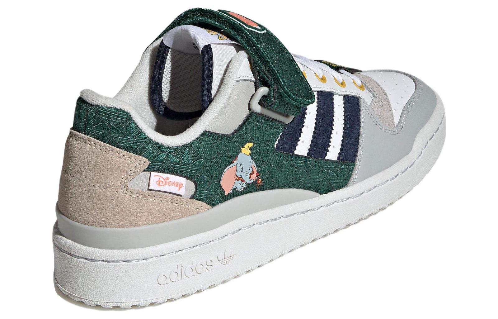 adidas Originals Forum Low x Disney Shoes 'Grey White Black Green' IE5878 - Image 9