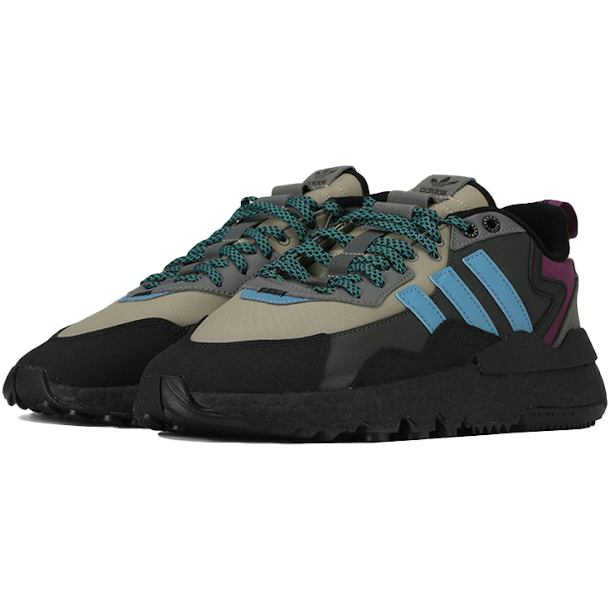 adidas originals Nite Jogger Black Gray Blue FZ3665 Moroen - Image 3