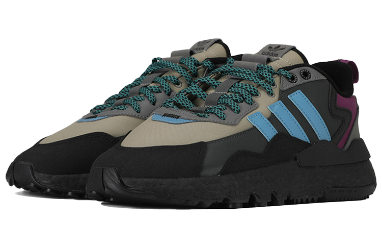 adidas originals Nite Jogger Black Gray Blue FZ3665 Moroen - Image 7