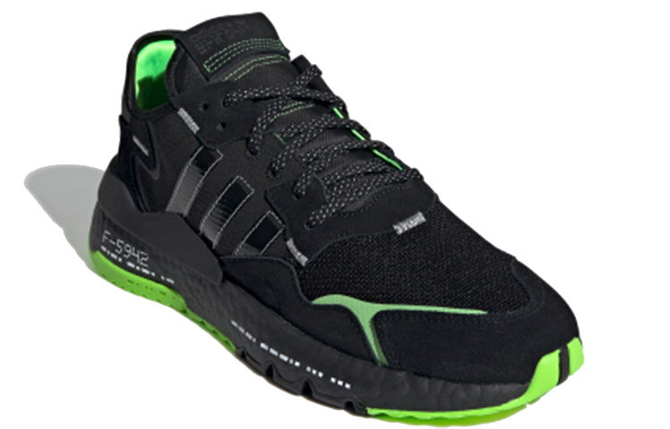 adidas originals Nite Jogger 'Black Green' H03249 - Image 8