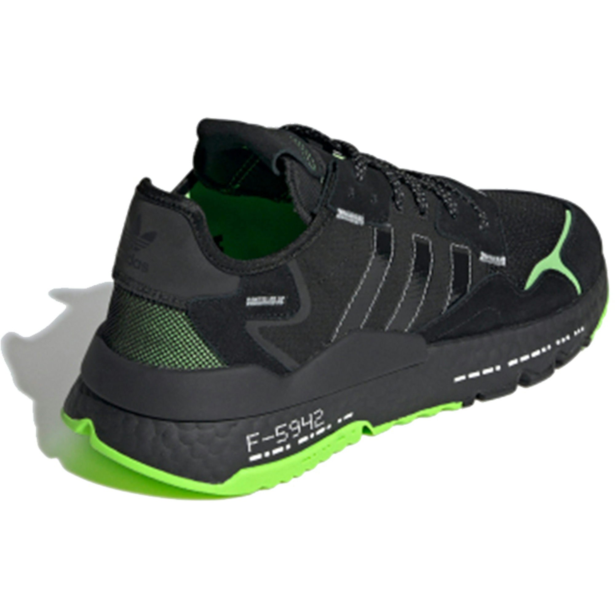 adidas originals Nite Jogger 'Black Green' H03249 - Image 4