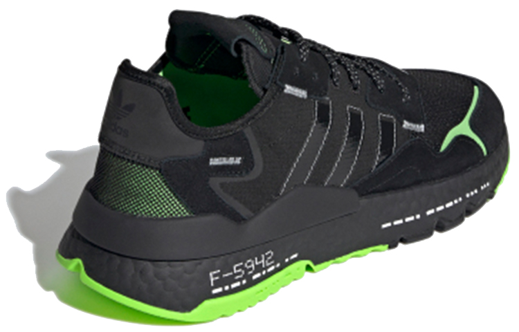 adidas originals Nite Jogger 'Black Green' H03249 - Image 9
