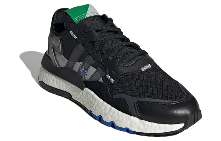 adidas Originals Nite Jogger 'Black Grey Orange Green' GX2184 - Image 8
