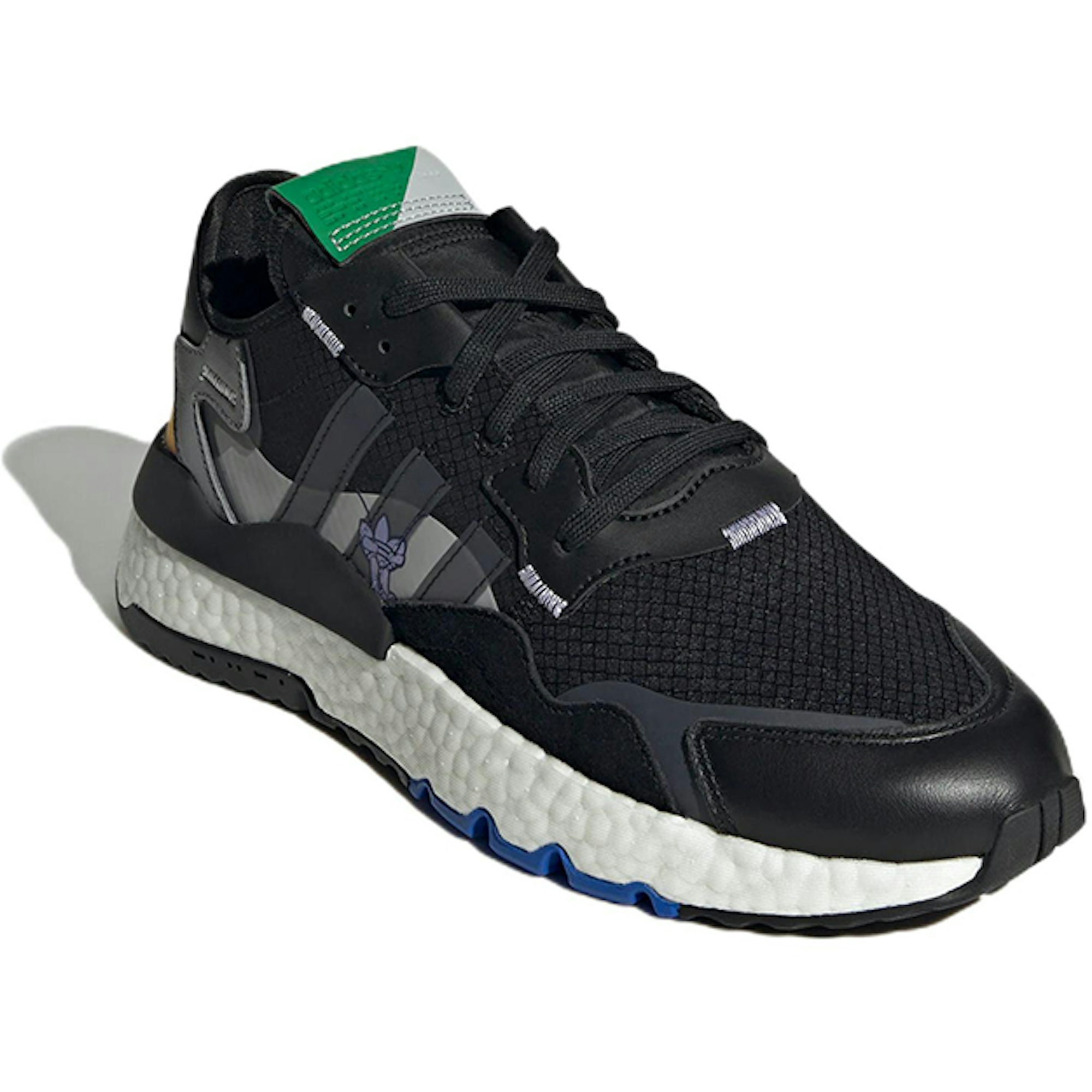 adidas Originals Nite Jogger 'Black Grey Orange Green' GX2184 - Image 3