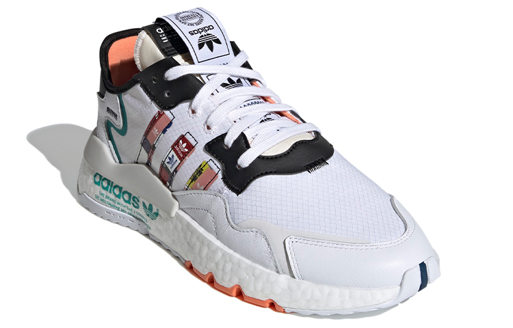 adidas originals Nite Jogger Boost 'Grey Black Green' FX3811 - Image 3