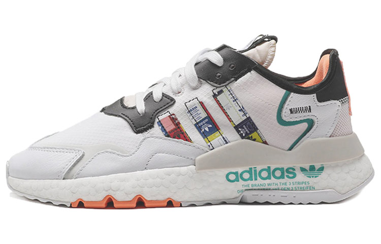 adidas originals Nite Jogger Boost 'Grey Black Green' FX3811