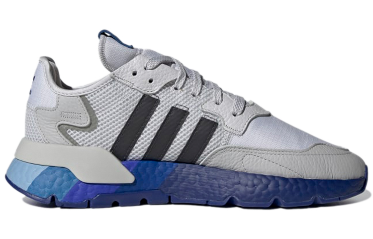 adidas originals Nite Jogger 'Grey Black Blue' H01716 - Image 7