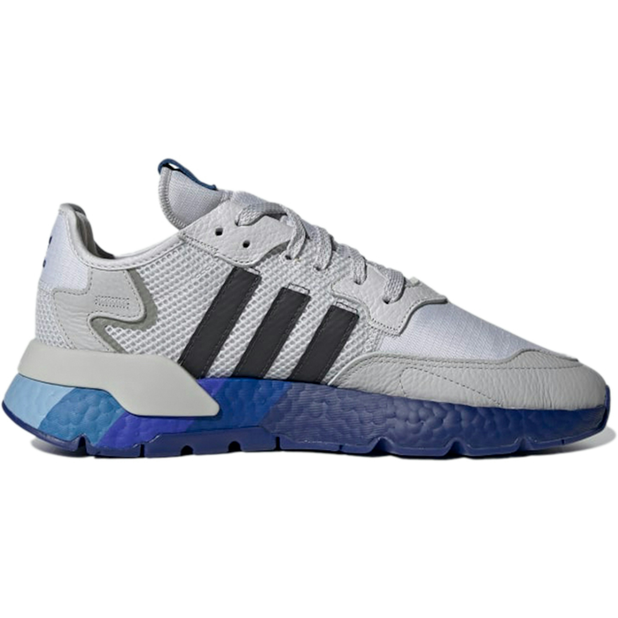 adidas originals Nite Jogger 'Grey Black Blue' H01716 - Image 2