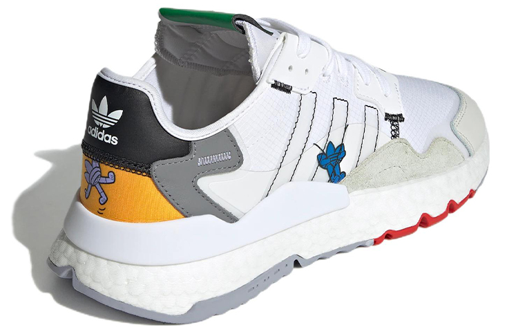 adidas Originals Nite Jogger 'White Beige Grey Yellow' HP9113 - Image 4