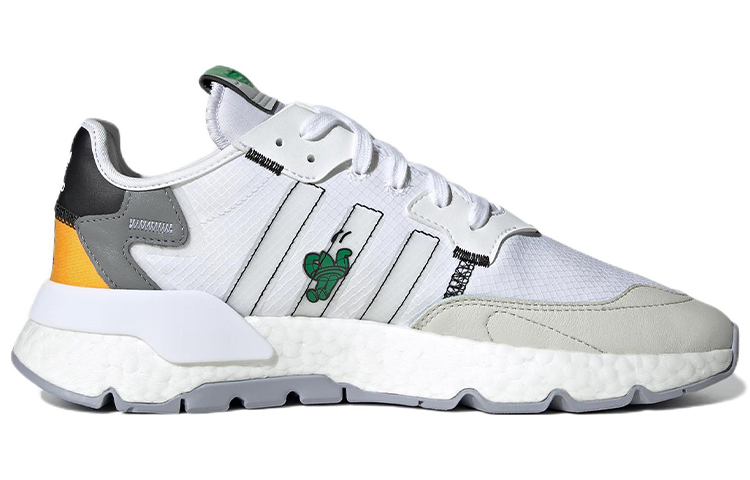 adidas Originals Nite Jogger 'White Beige Grey Yellow' HP9113 - Image 2