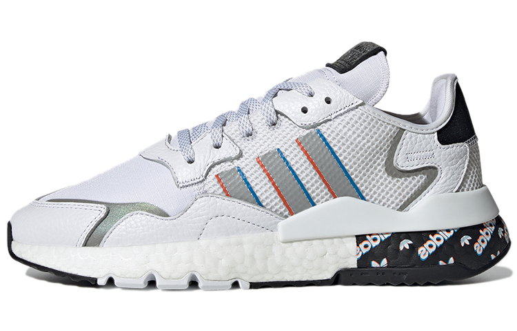 adidas originals Nite Jogger White Black Silver H01719 Moroen