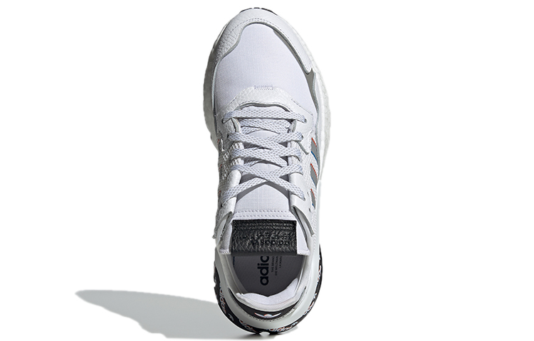 adidas originals Nite Jogger White Black Silver H01719 Moroen - Image 5