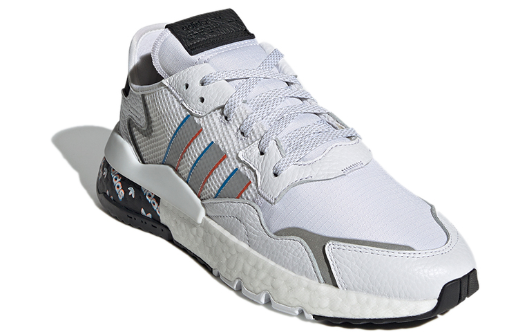 adidas originals Nite Jogger White Black Silver H01719 Moroen - Image 3