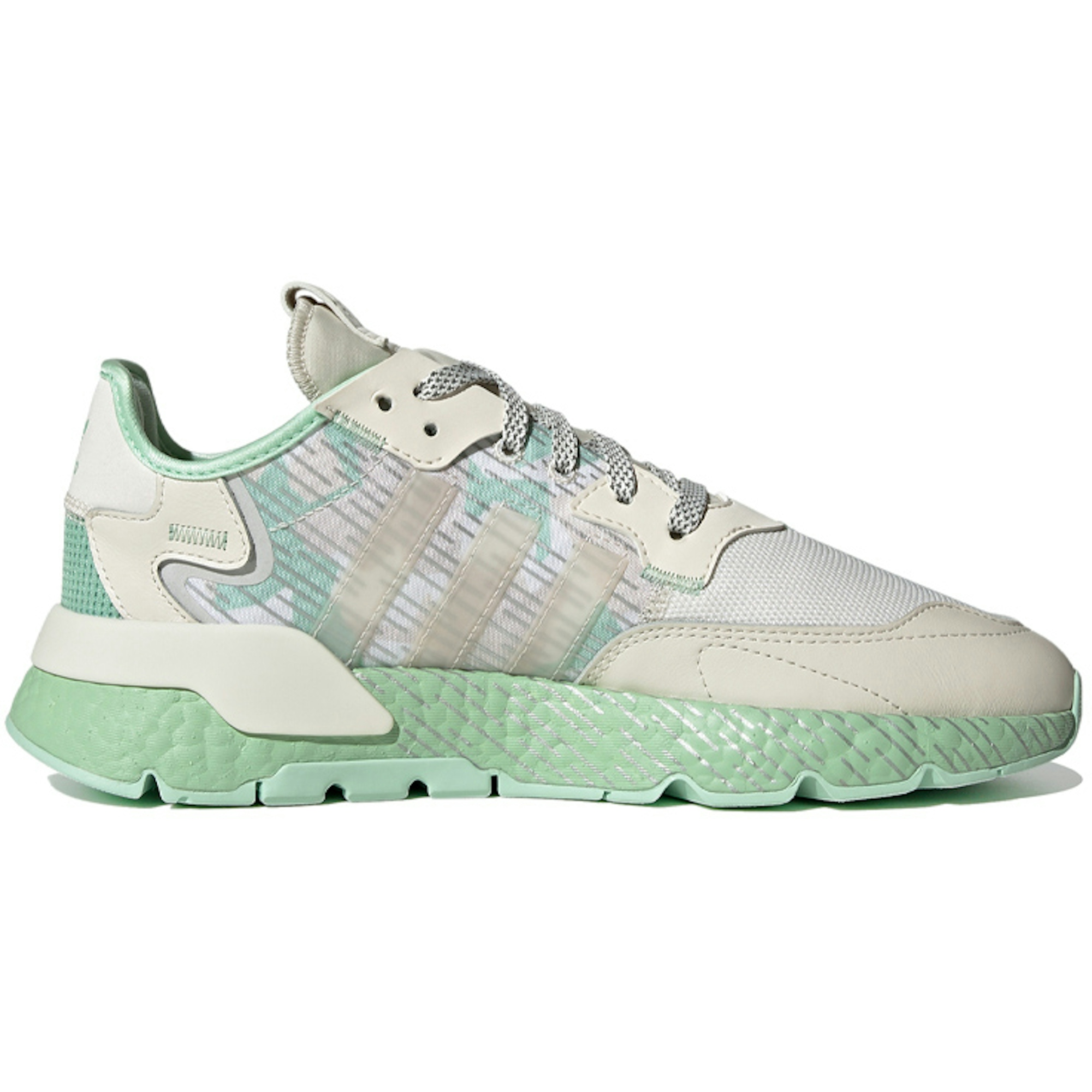 adidas originals Nite Jogger White Green FV1325 Moroen - Image 2