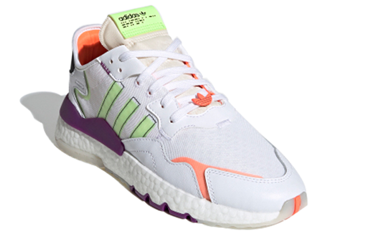 adidas originals Nite Jogger White Green Purple FX3813 Moroen - Image 2