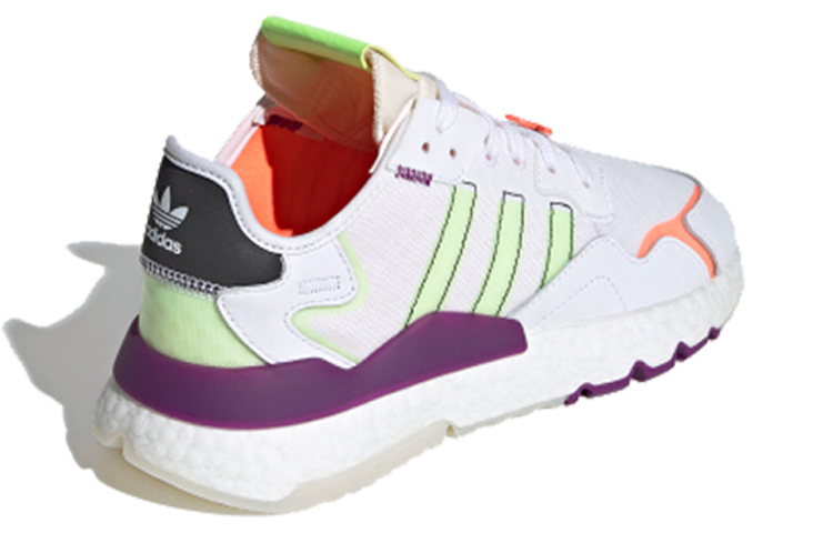 adidas originals Nite Jogger White Green Purple FX3813 Moroen - Image 3