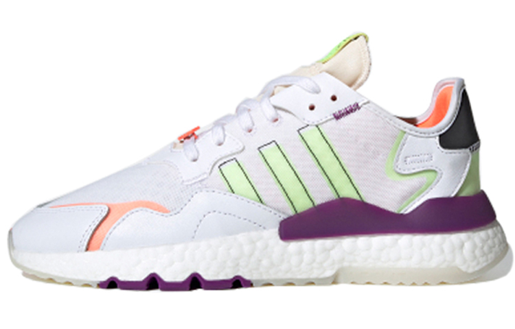 adidas originals Nite Jogger White Green Purple FX3813 Moroen