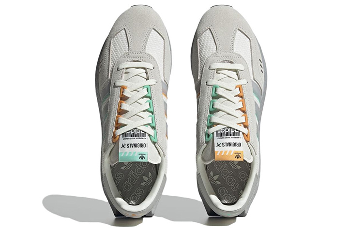 adidas originals Retropy E5 'Light Grey Orange Green' IG3401 - Image 4