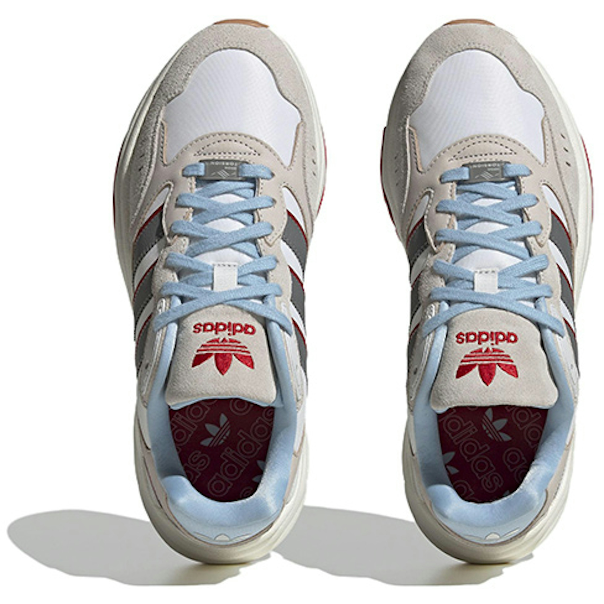 adidas originals Retropy F90 'Grey Red Blue' HP6384 - Image 5