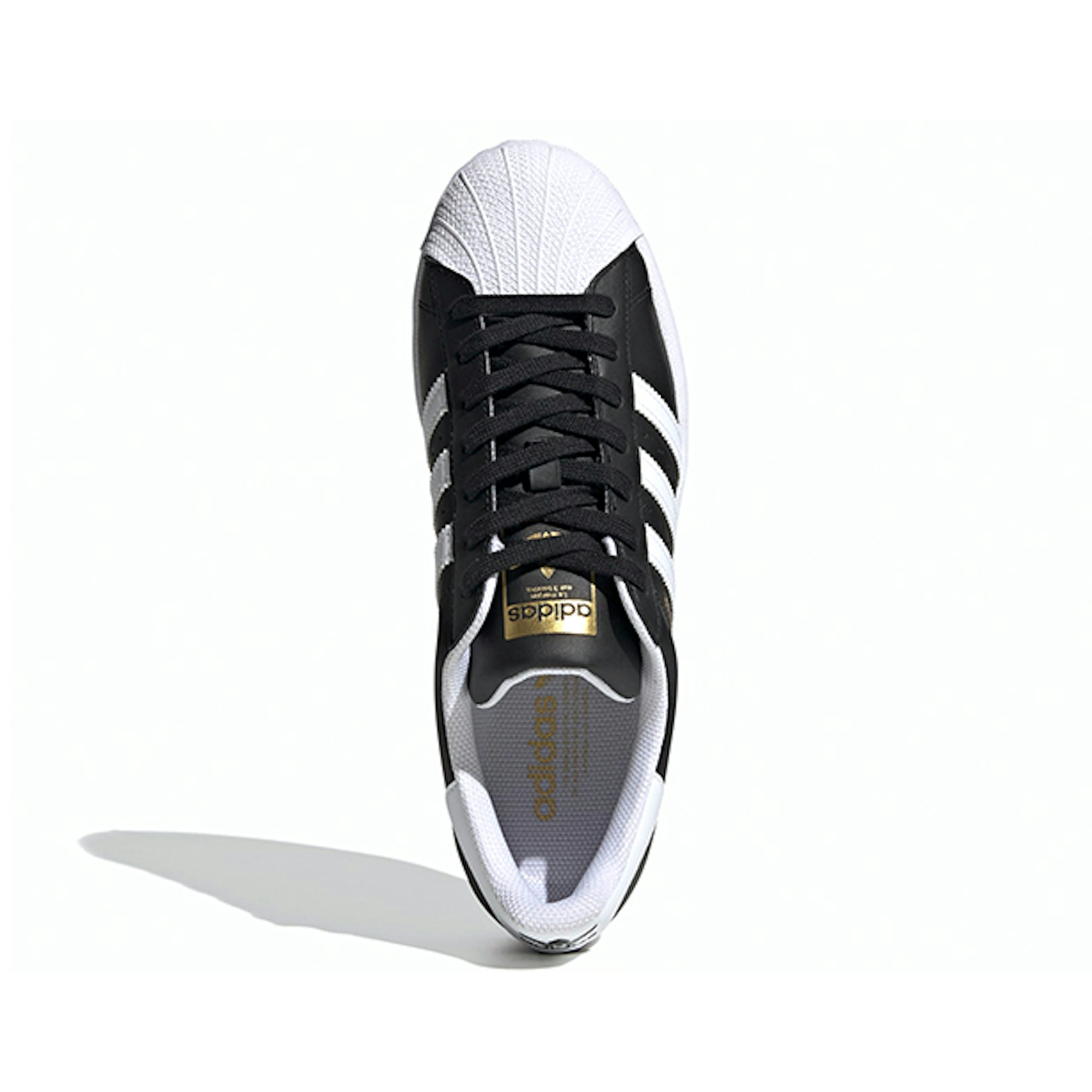 adidas Originals Superstar Shoes 'Black White Gold' FX2331 - Image 5