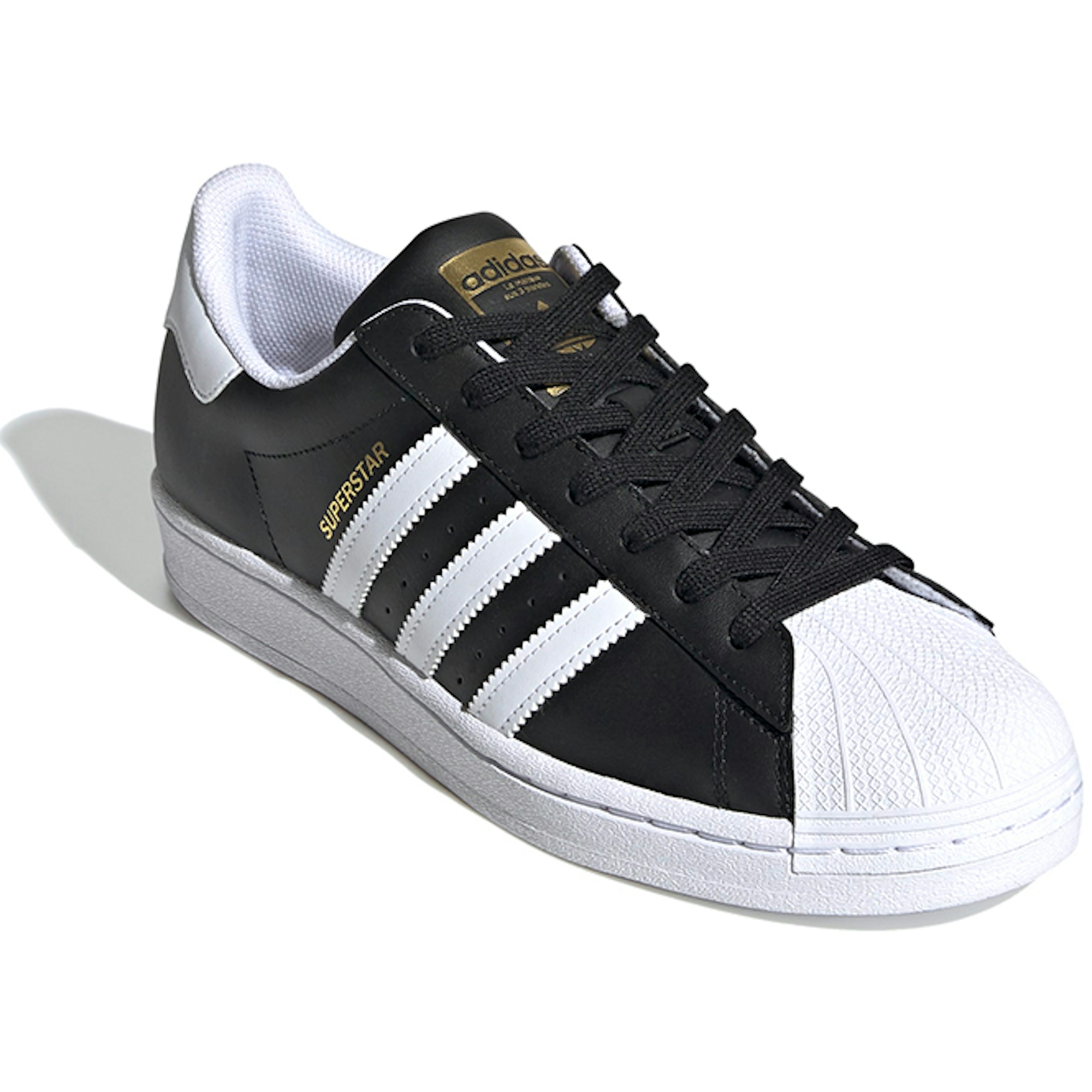 adidas Originals Superstar Shoes 'Black White Gold' FX2331 - Image 3