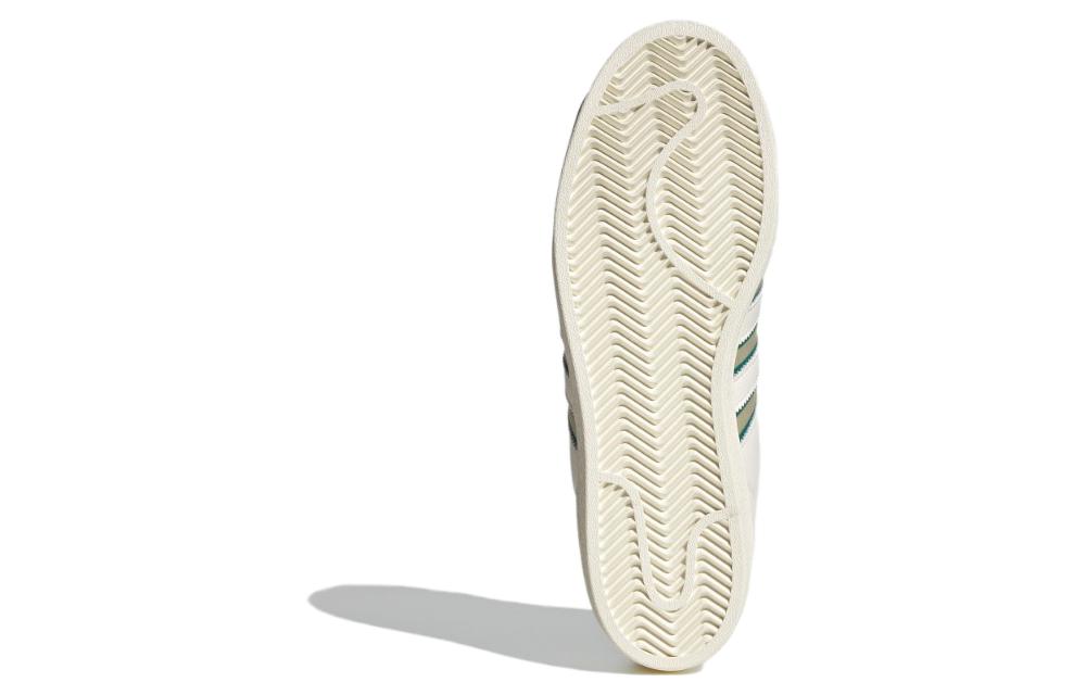 adidas Originals Superstar Shoes 'Cream White Green Gold' IE2931 - Image 5