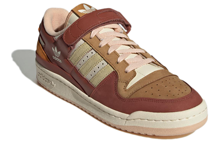 adidas originals Unisex Forum 84 Low Great Outdoors Wild Sepia Sneakers Red/Brown GX4546 Moroen - Image 3