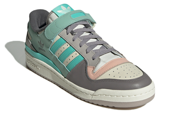 adidas originals Unisex Forum 84 Low Northern Lights Sneakers Grey/Green GX4574 - Image 8