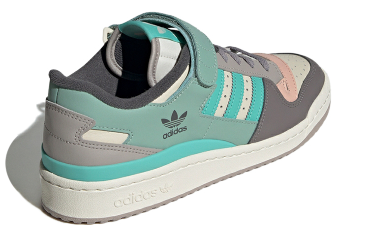 adidas originals Unisex Forum 84 Low Northern Lights Sneakers Grey/Green GX4574 - Image 9