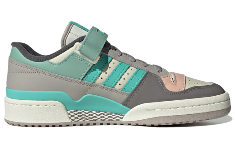 adidas originals Unisex Forum 84 Low Northern Lights Sneakers Grey/Green GX4574 - Image 7