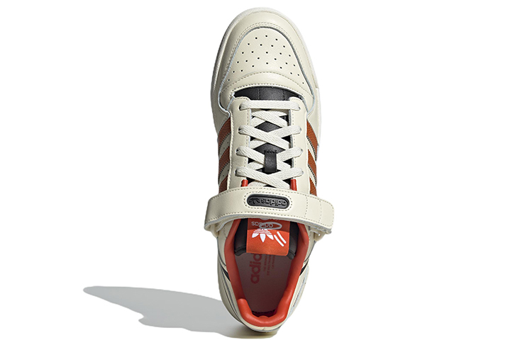 adidas originals Unisex Forum Low Sneakers Ivory/Orange HR0460 Moroen - Image 5