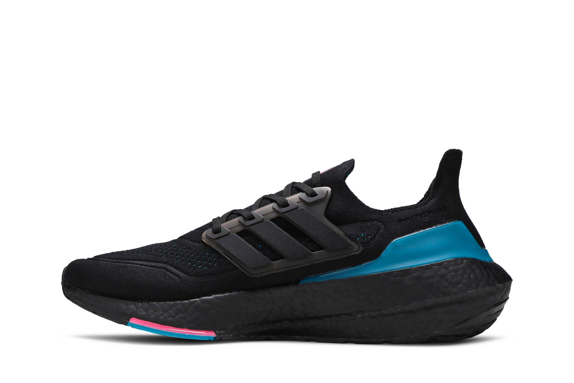 adidas UltraBoost 21 'Black Active Teal' FZ1921 - Imagem 3