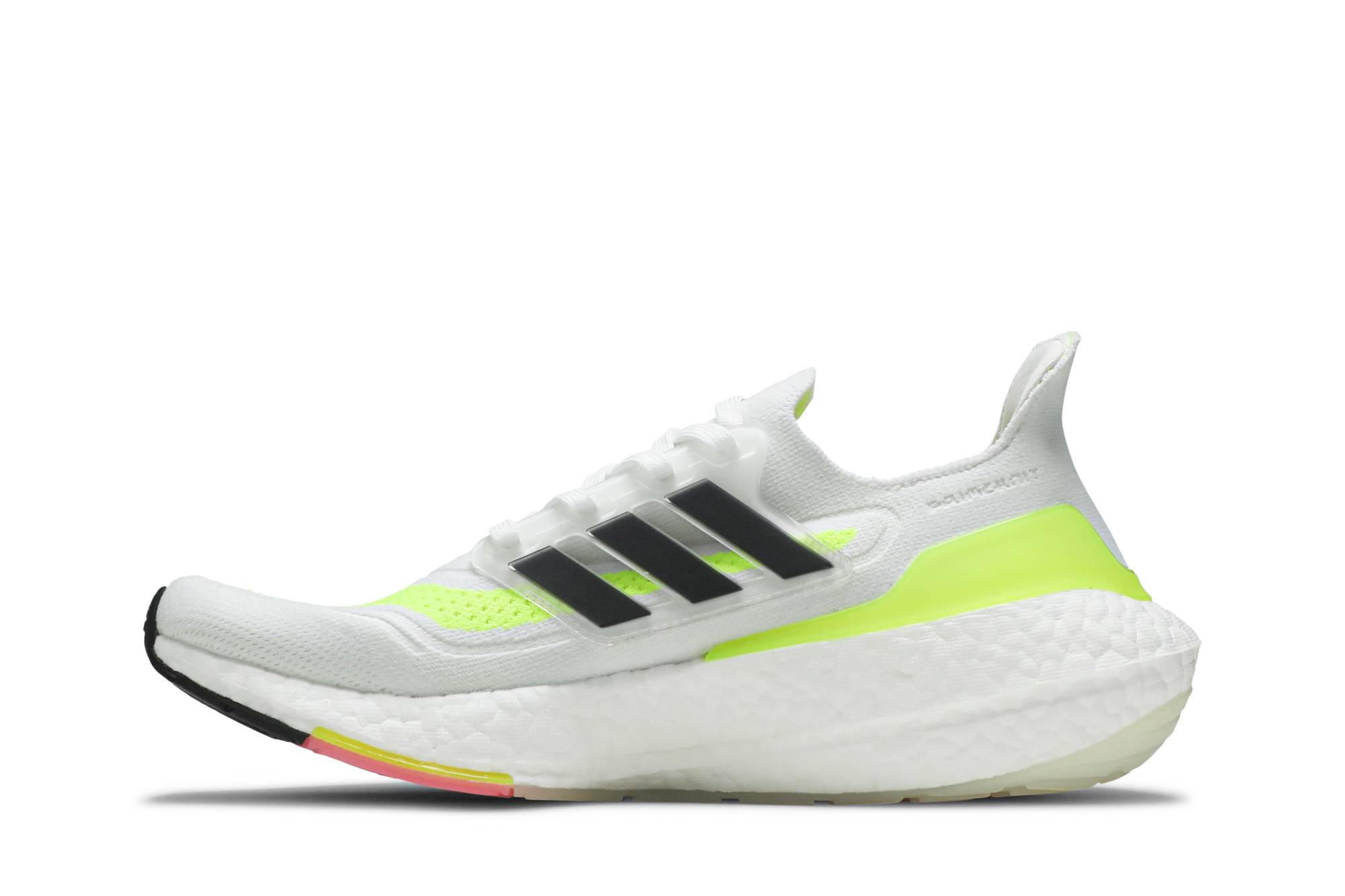 adidas UltraBoost 21 'White Solar Yellow' FY0377 - Image 3