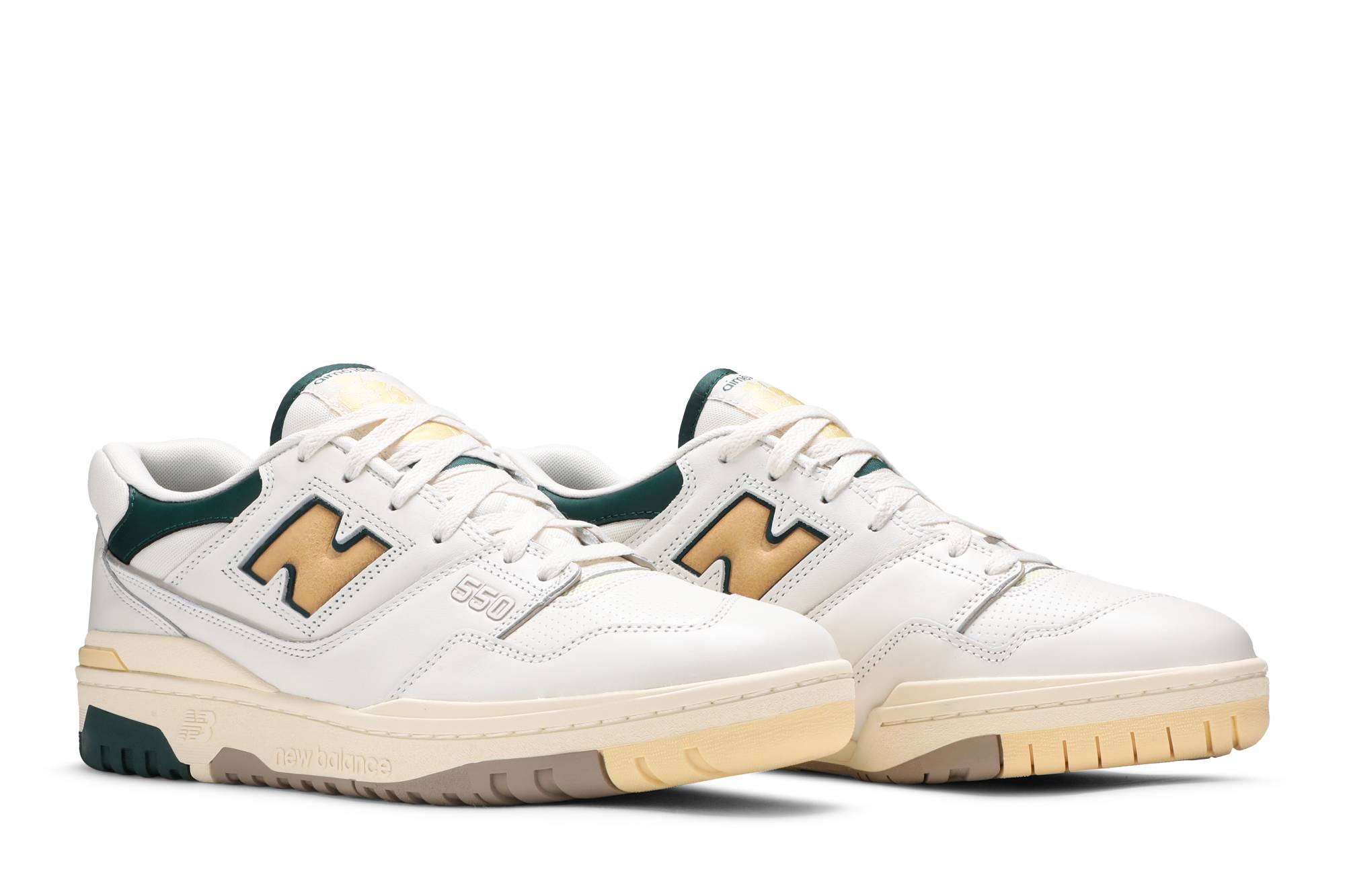 Aimé Leon Dore x New Balance 550 Green Yellow BB550A2 Coiloa - Image 8