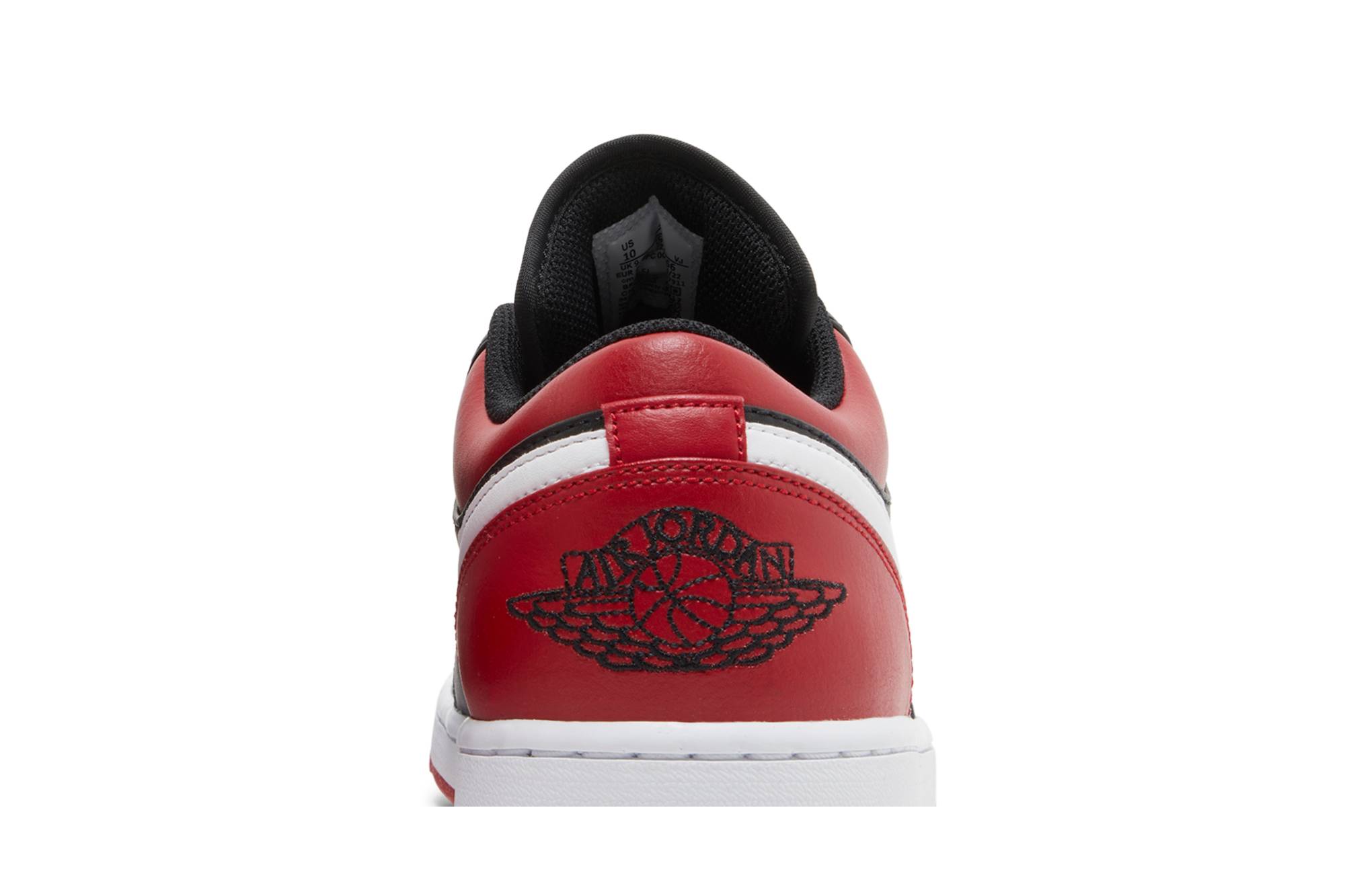 Air Jordan 1 Low Alternate Bred Toe 553558-066 Moroen - Image 7