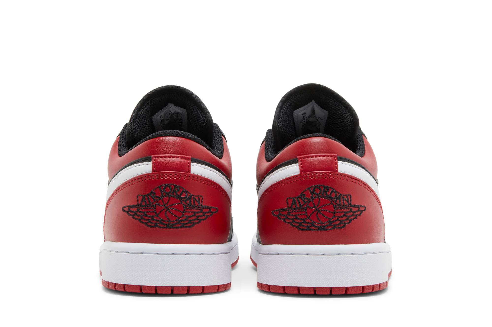 Air Jordan 1 Low Alternate Bred Toe 553558-066 Moroen - Image 6