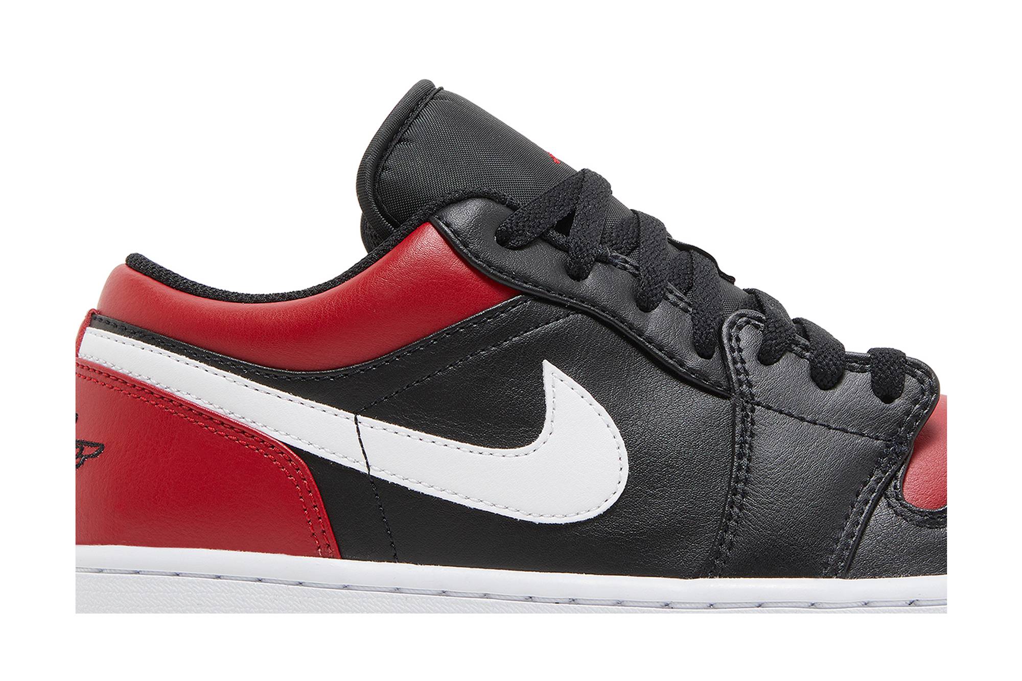 Air Jordan 1 Low Alternate Bred Toe 553558-066 Moroen - Image 2