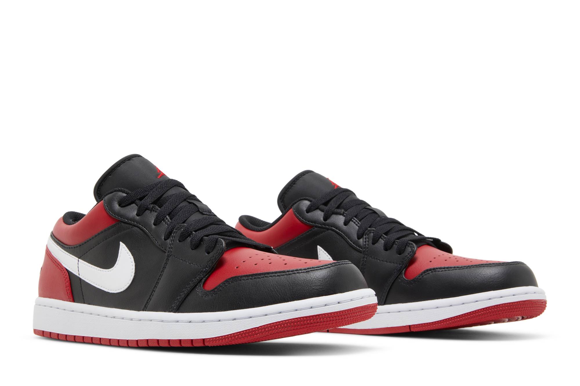 Air Jordan 1 Low Alternate Bred Toe 553558-066 Moroen - Image 8
