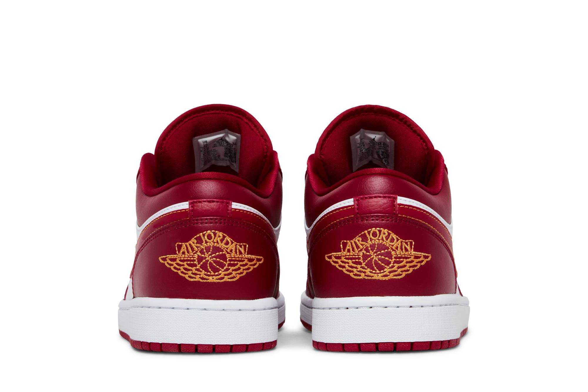 Air Jordan 1 Low 'Cardinal Red' 553558-607 - Image 6