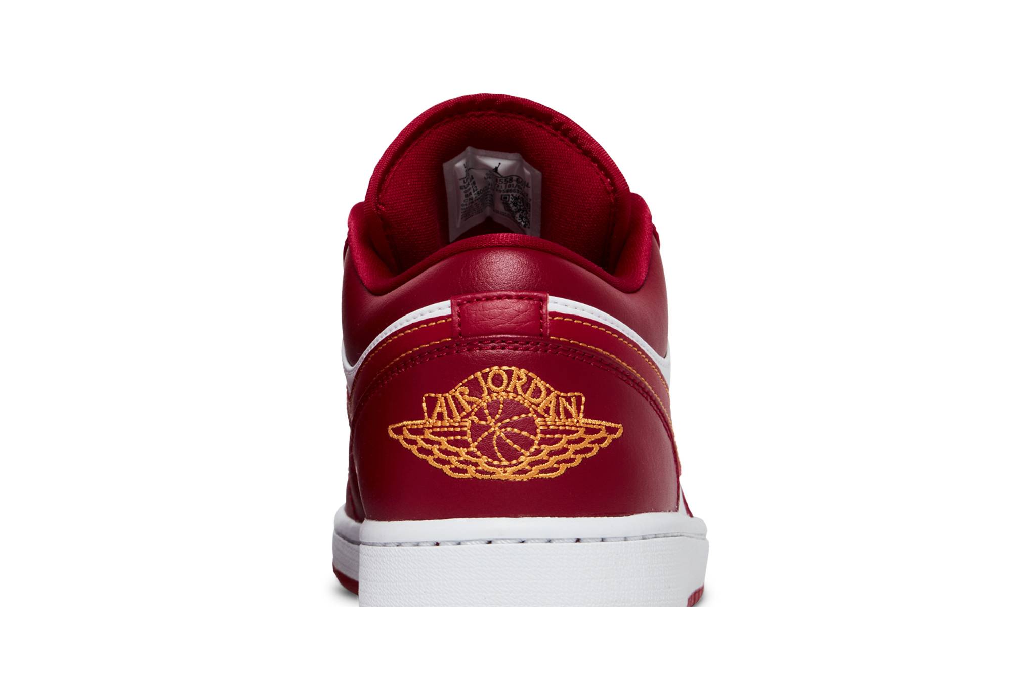 Air Jordan 1 Low 'Cardinal Red' 553558-607 - Image 7