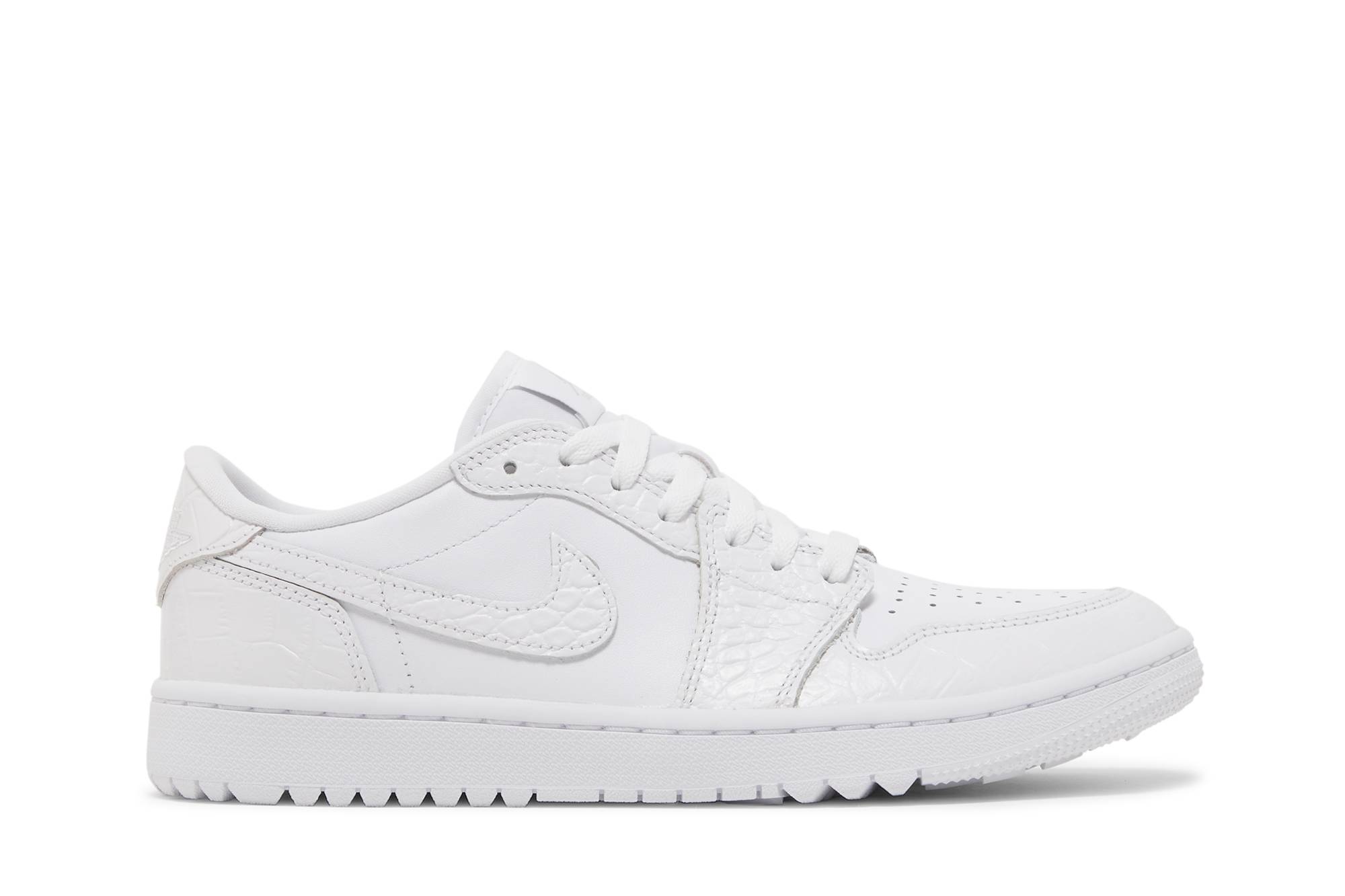 Air Jordan 1 Low Golf White Croc DD9315-110 Moroen