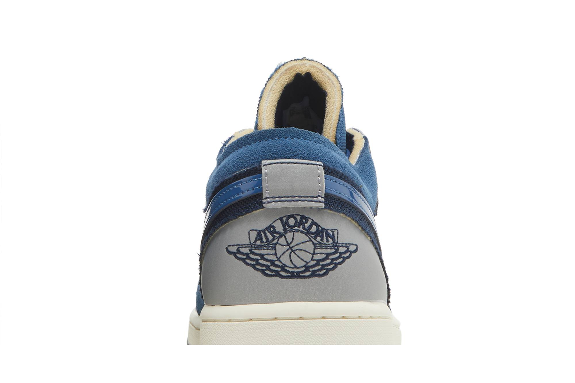 Air Jordan 1 Low SE Craft Inside Out - Obsidian DR8867-400 Moroen - Image 7