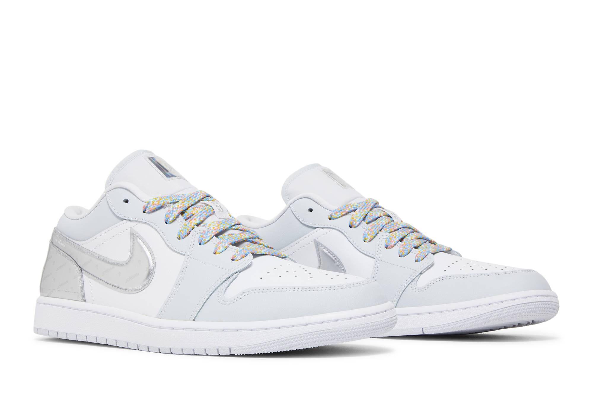 Air Jordan 1 Low SE 'Tear Away Silver' DX6070-101 - Image 8