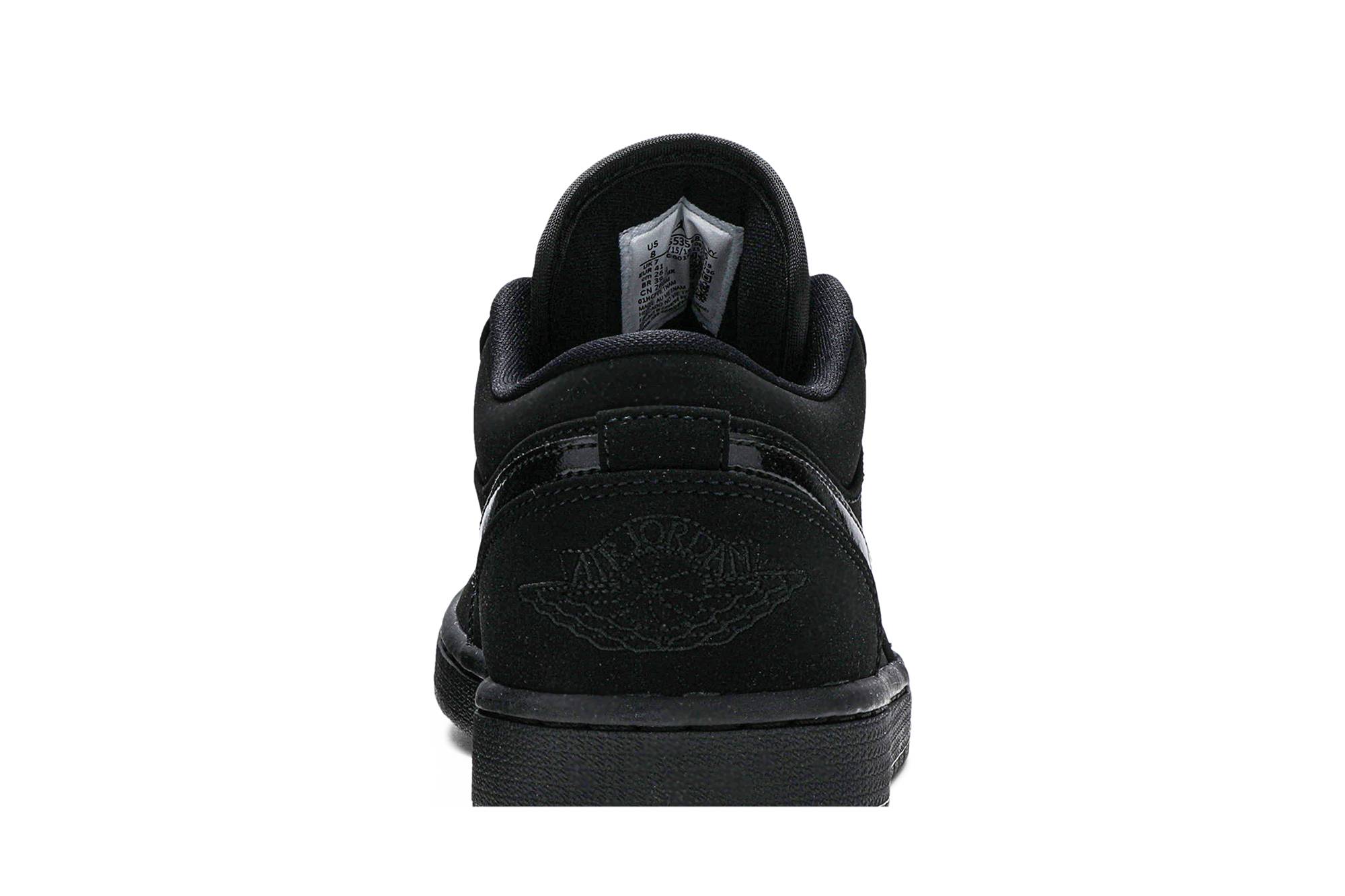 Air Jordan 1 Low Triple Black 2019 553558-056 Moroen - Image 7