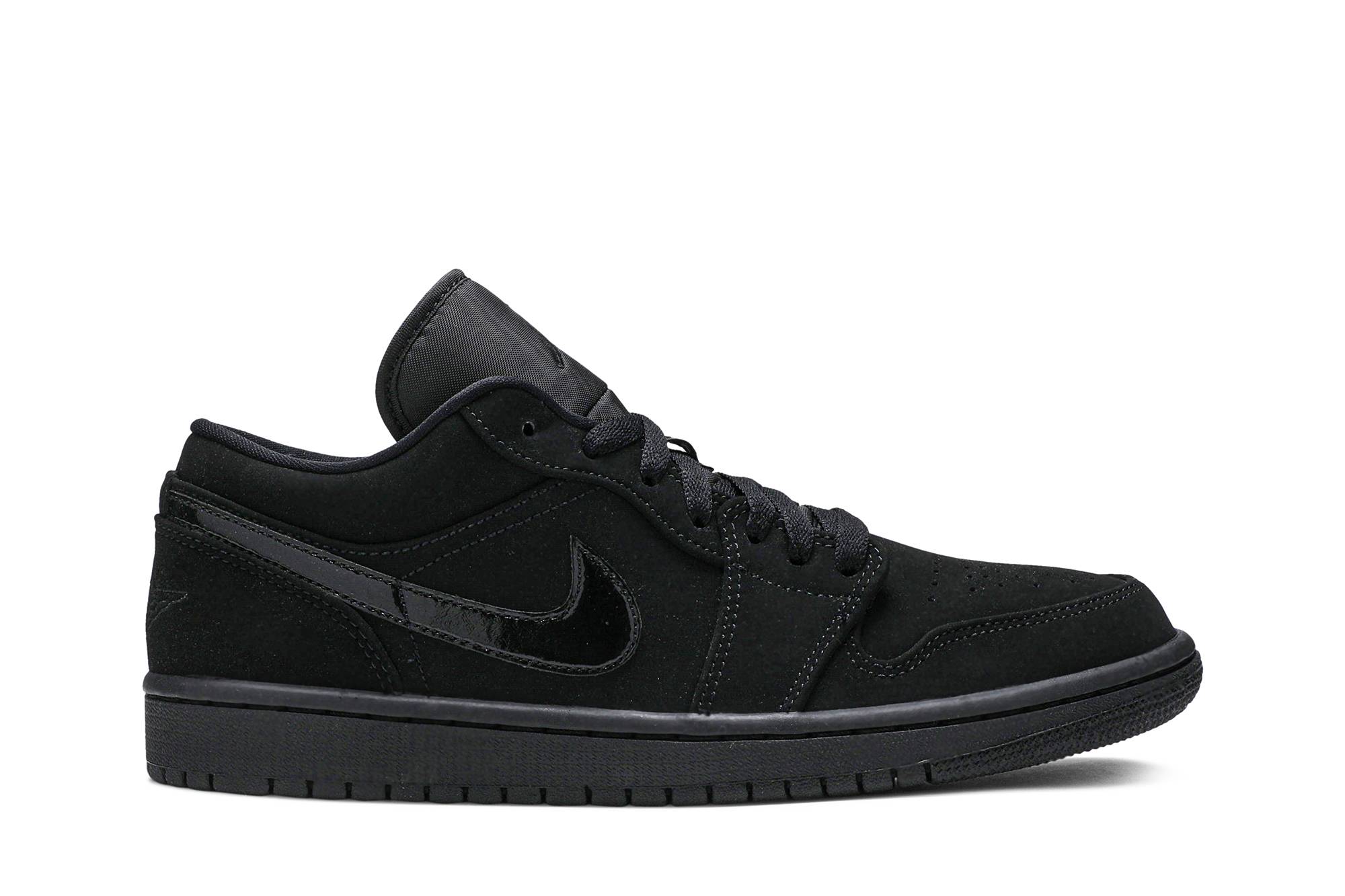 Air Jordan 1 Low Triple Black 2019 553558-056 Moroen